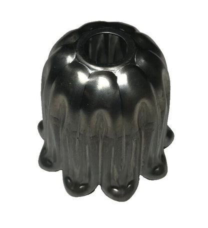 New 1 1/2" Stamped Steel Lamp, Chandelier Candle Cup, Husk, 1 5/8" O.D. #SC556 - Stone Door Lamps