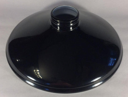 Metal Cone Lamp Light Shade Pendant 2.25 X 10 Black Porcelain Industrial Style - Stone Door Lamps