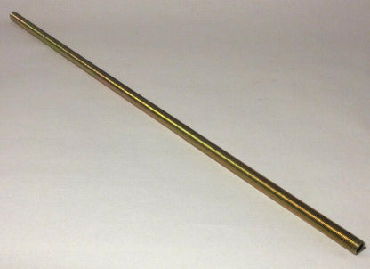 New 12" All Thread Steel Pipe For Lamps & Fixtures, Seamless, 1/8 IP #SP390 - 12 - Stone Door Lamps