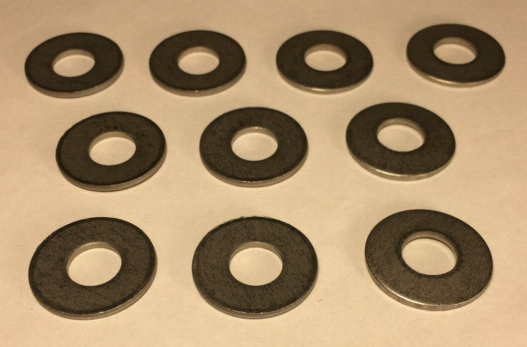 New Lot of 10, 1" Heavy Duty Steel Washer Lamp Part 1/8 IP Slip, fits 3/8" pipe