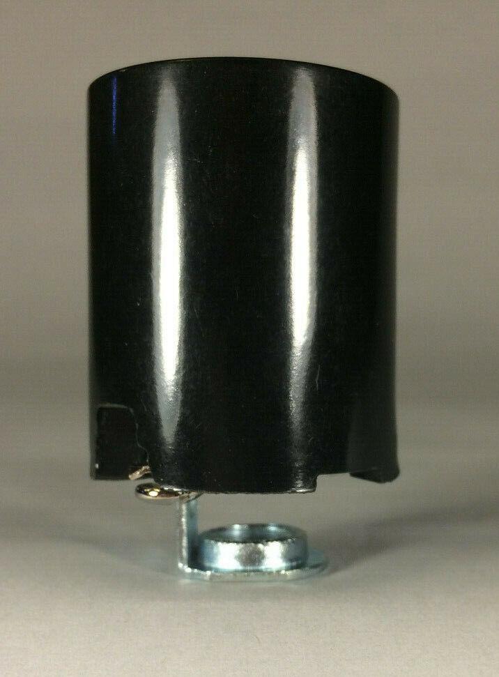 New On/Off Phenolic Bakelite Keyless Fixture Socket With 1/2" Hickey #PS300 - Stone Door Lamps