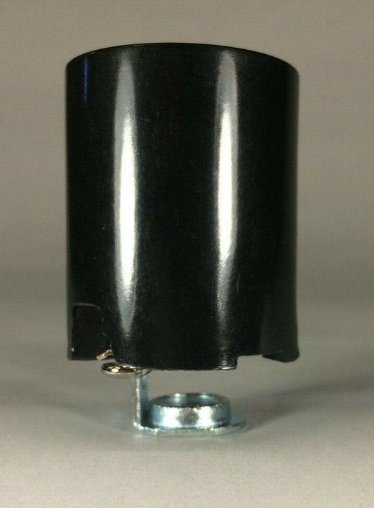 New On/Off Phenolic Bakelite Keyless Fixture Socket With 1/2" Hickey #PS300 - Stone Door Lamps