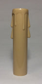 4" Beige Plastic with Drips Candelabra Candle Cover Chandelier Lamp Socket CC802