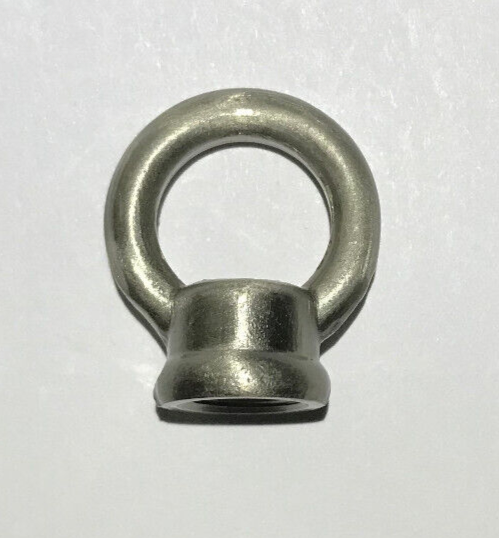 New 1" Cast Brass Loop With Wire Way, Satin Nickel Finish 1/8F Tap(3/8") BL954SN