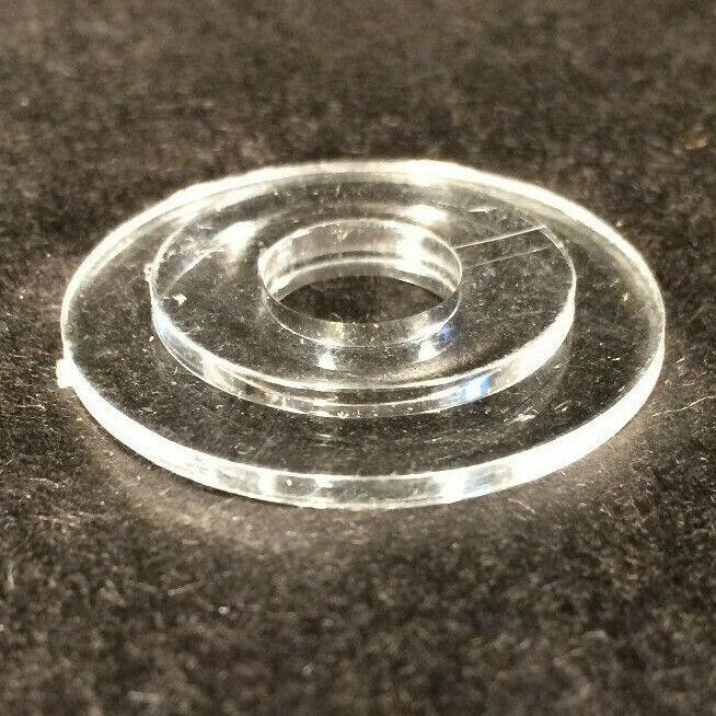 New Clear Plastic Washer For Crystal Chandelier Bobeche's Seats 7/8" 1/8IP PW985