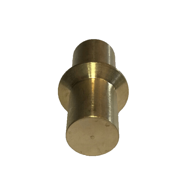 New 1 7/8" Bowtie Style Unfinished Brass Lamp Finial, 1/4 - 27F Tap (1/4") #BF376U - Stone Door Lamps
