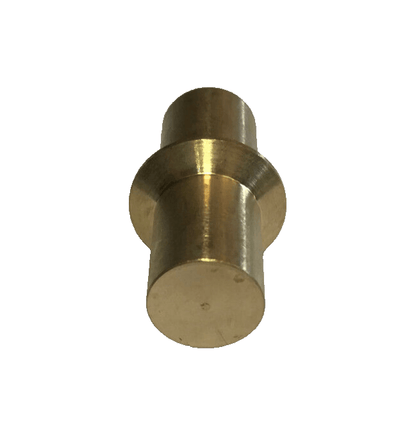New 1 7/8" Bowtie Style Unfinished Brass Lamp Finial, 1/4 - 27F Tap (1/4") #BF376U - Stone Door Lamps
