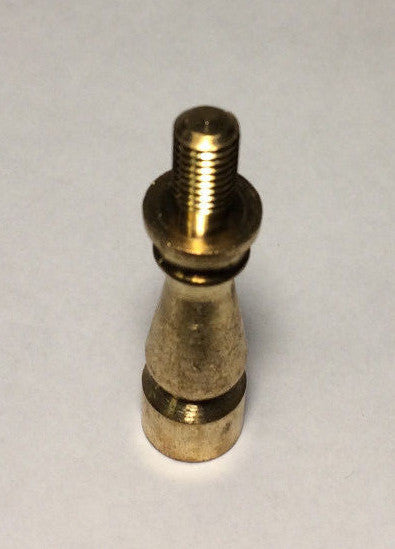 1 1/2" HEIGHT TURNED Brass Lamp SHADE FINIAL RISER - Unfinished Brass  #RIS68U