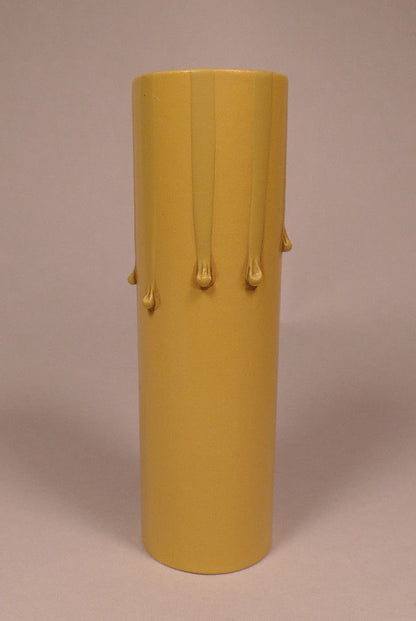 3" Gold Paper Board Candle Cover Chandelier Lamp Socket Cover, Candelabra CC978