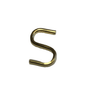 New 5/8" Lightweight Brass Plated Steel S Hook Lamp Part #SH940 - Stone Door Lamps