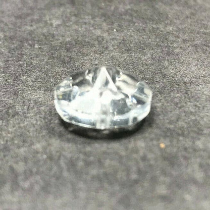 New 5/8" (16mm) Clear Crystal Round Rose Jewel Prism Bead w/ 2 Holes #PB030 - Stone Door Lamps