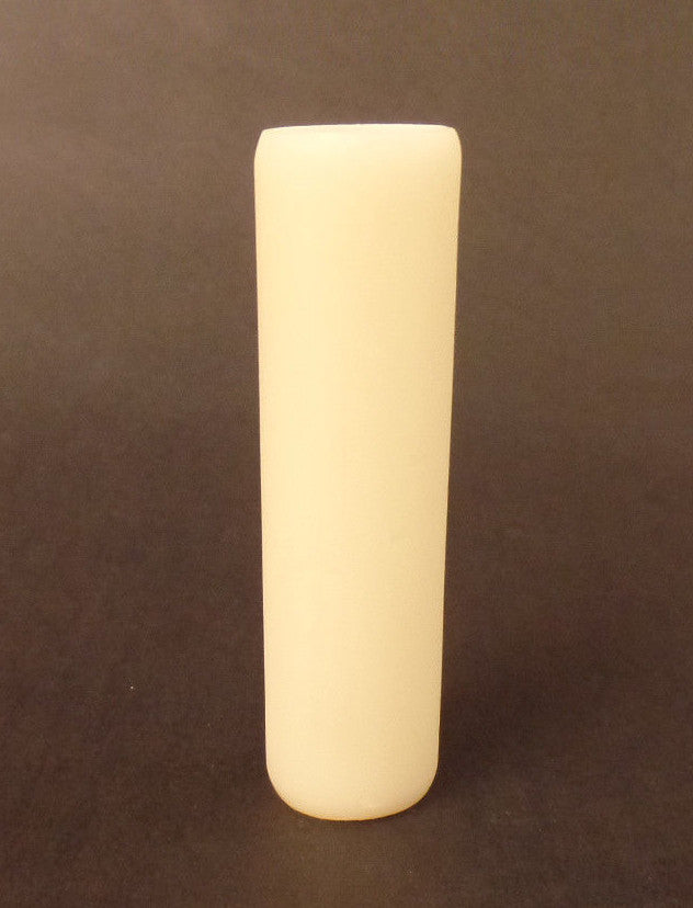 4" Ivory Smooth PolyBeesWax Chandelier Candelabra Candle Cover  CC910W