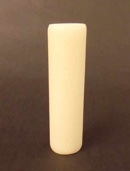 4" Ivory Smooth PolyBeesWax Chandelier Candelabra Candle Cover  CC910W