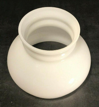 New 4" Opal Glass Miniature White Kerosene Oil Student Lamp Shade, USA, #4S107 - Stone Door Lamps