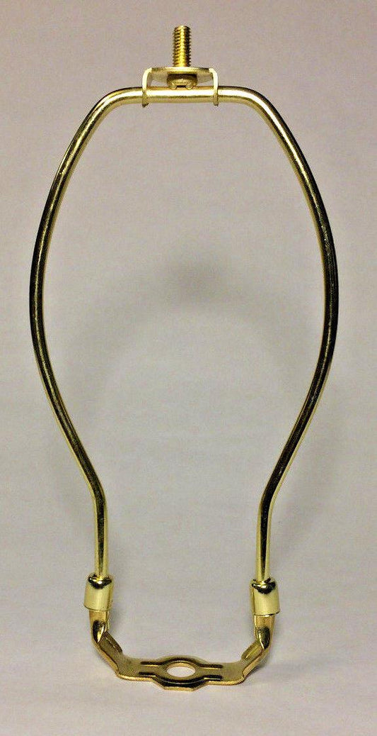 7" Heavy Duty Brass Plated Lamp Harp with Base Shade Holder #HAR40 - Stone Door Lamps