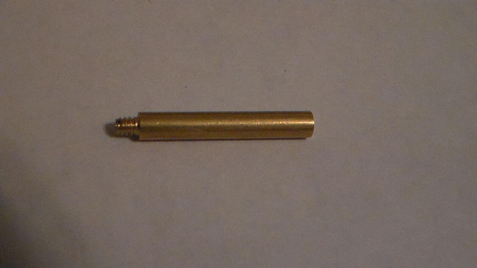 NEW 1" BRASS KEY LAMP TURN KNOB EXTENSION Threads 4/36F X 4/36M Lamp Part TK922 - Stone Door Lamps