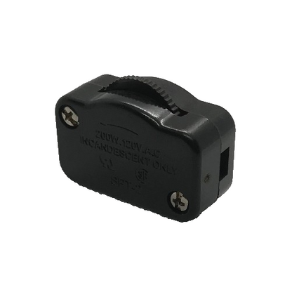 New Brown Hi-Low Inline Rotary Brightness Control Dimmer Switch For SPT-2 Cord