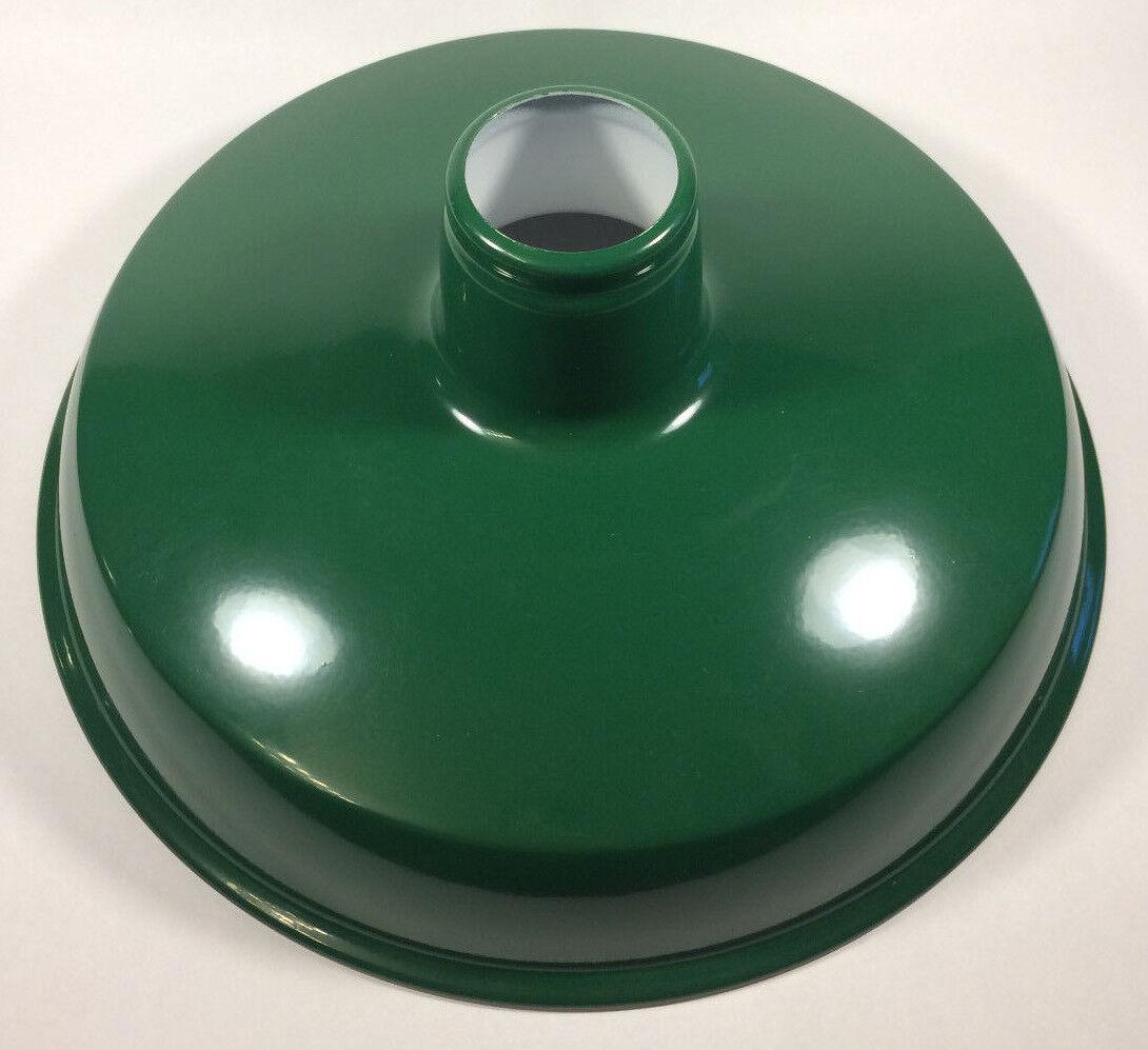 12 1/16" Green Metal Industrial Benjamin Style Lamp Light Pendant Shade #IS351G - Stone Door Lamps
