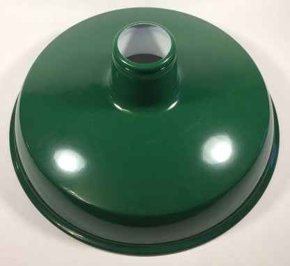 12 1/16" Green Metal Industrial Benjamin Style Lamp Light Pendant Shade #IS351G - Stone Door Lamps