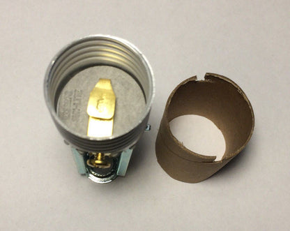 New 4" - 5 3/4" Adjustable Keyless Candle Socket For Medium Base Bulb #SO208i