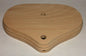 New 5"x7" Oval Figurine Lamp Base, Unfinished Sanded Hardwood 1/8IP Slip #WB271U - Stone Door Lamps