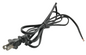 NEW 6' Black Lamp Cord Plug Set, 18/2 Plastic Covered SPT-1, U.L., CS704