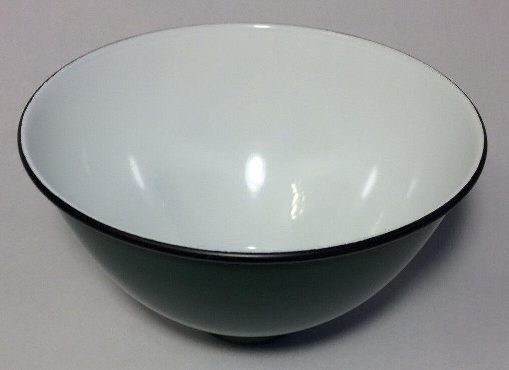 NEW 7 1/16" Metal Dome Lamp Light Shade Pendant Green Porcelain Industrial Style - Stone Door Lamps