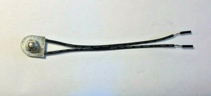 New On/Off Rotary Canopy Switch With Nickel Plated Knob, 6" Wire Leads #RS400N - Stone Door Lamps
