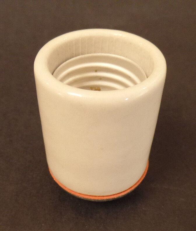 New Keyless Heat Resistant Standard Size Glazed Porcelain Socket #SO302 - Stone Door Lamps