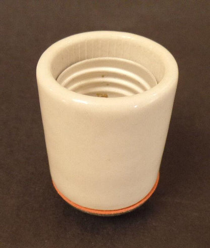 New Keyless Heat Resistant Standard Size Glazed Porcelain Socket #SO302 - Stone Door Lamps