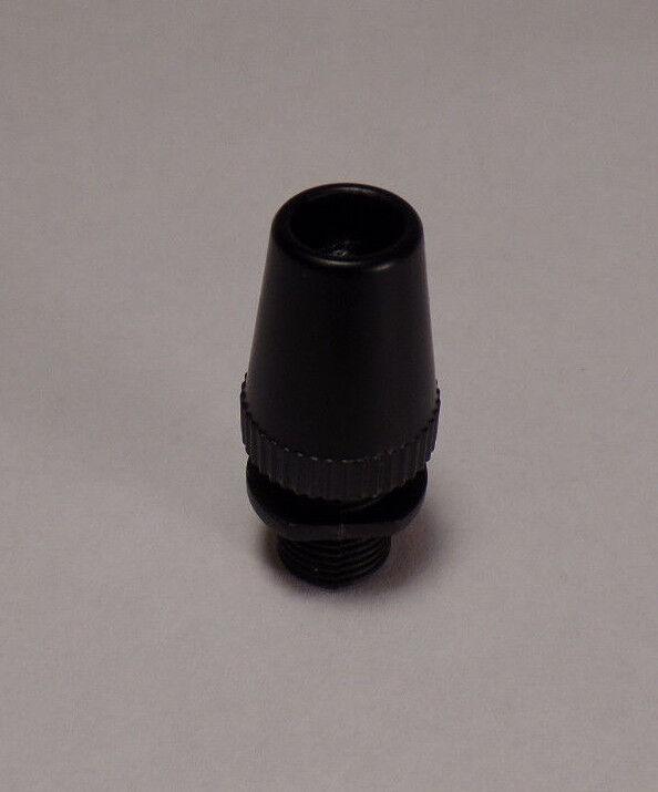 New Satin Black Finish Cord Grip Bushing for Plastic or Cloth Lamp Cord #CB930BK - Stone Door Lamps