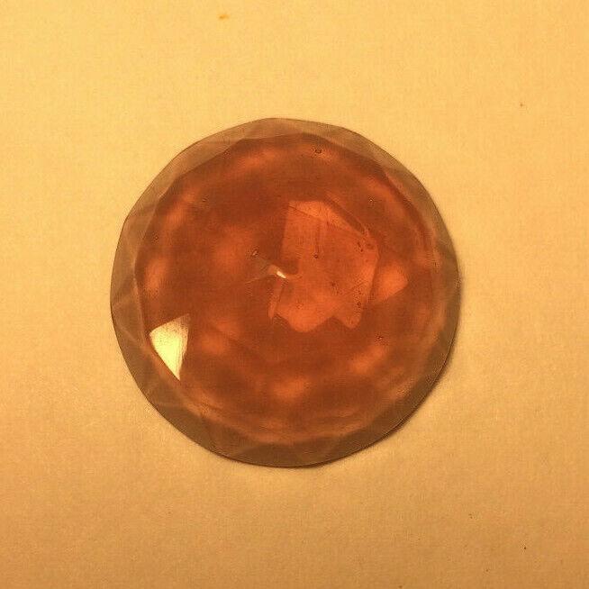 New Amethyst Color Faceted Glass Jewel For Inserting Into Brass Banding #GJ123A - Stone Door Lamps