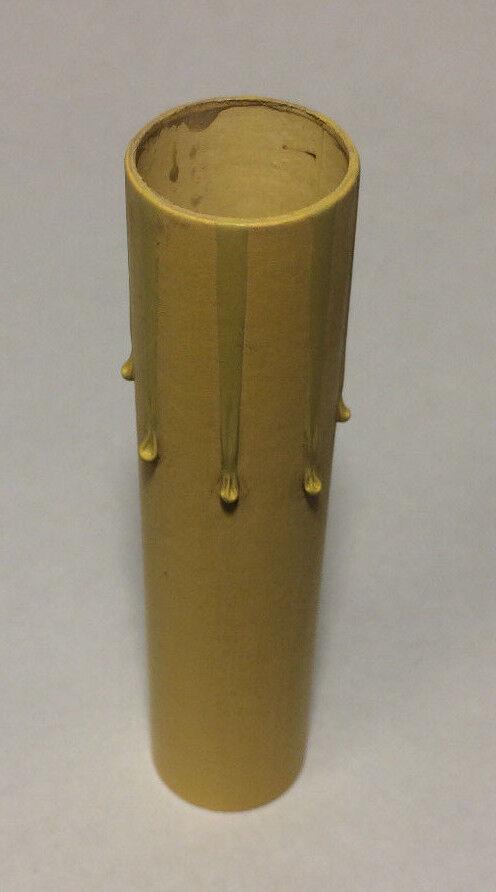 NEW 4" Antique Gold Chandelier Lamp Socket Paper Board Candle Covers,Candelabra - Stone Door Lamps