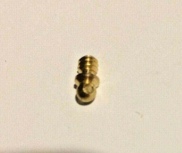 New 6 - 32 Cross Drilled Brass Screw For Hanging Prisms, 5/32" Long, #PS893 - Stone Door Lamps