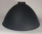2 1/4" X 12" Satin Black Industrial Style Metal Dome Pendant Lamp Shade #IS353BK