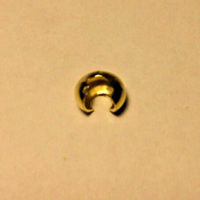 New Unfinished Brass Ball Pull For #6 Beaded Pull Chain, 1/4" Diameter #BC604