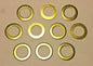 New Lot of 10, 5/8" Brass Plated Steel Washer Lamp Part, 1/8IP Slip (3/8") SW729 - Stone Door Lamps