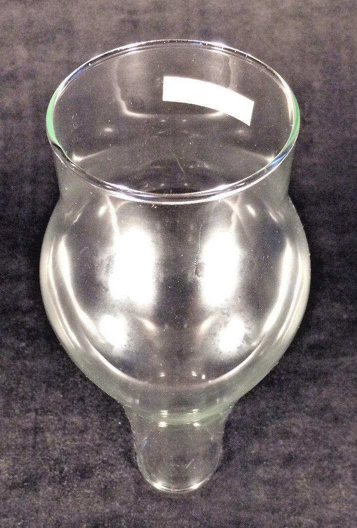 New 3 x 8 1/2" Clear Glass Oil Lamp Chimney fits #2 burner and 3" gallery #CH932