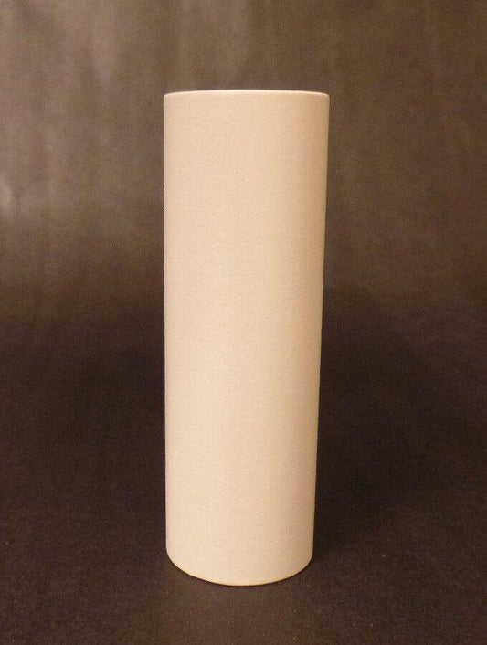 3" Smooth Flat White Paper Candle Cover Chandelier Lamp Socket, Standard #CC814T