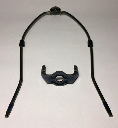 10" Brass Lamp HARP Shade Holder w/Base for Lamp Repair Antique Bronze Finish