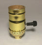 New Regular On Off Turn Knob Lamp Socket for standard size Light Bulbs #SO345 - Stone Door Lamps