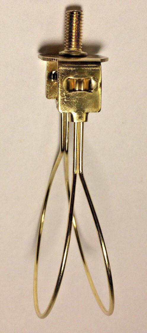 NEW Brass Washer to Light Bulb / Shade Clip On Adapter for Lampshades #SC114 - Stone Door Lamps