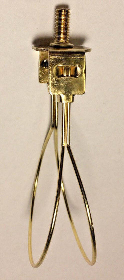 NEW Brass Washer to Light Bulb / Shade Clip On Adapter for Lampshades #SC114 - Stone Door Lamps