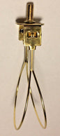 NEW Brass Washer to Light Bulb / Shade Clip On Adapter for Lampshades #SC114 - Stone Door Lamps