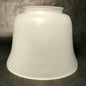 New 4" Lip Fitter Sandblast Early Gas/Electric Style Shade, Bell Shape #GS415 - Stone Door Lamps
