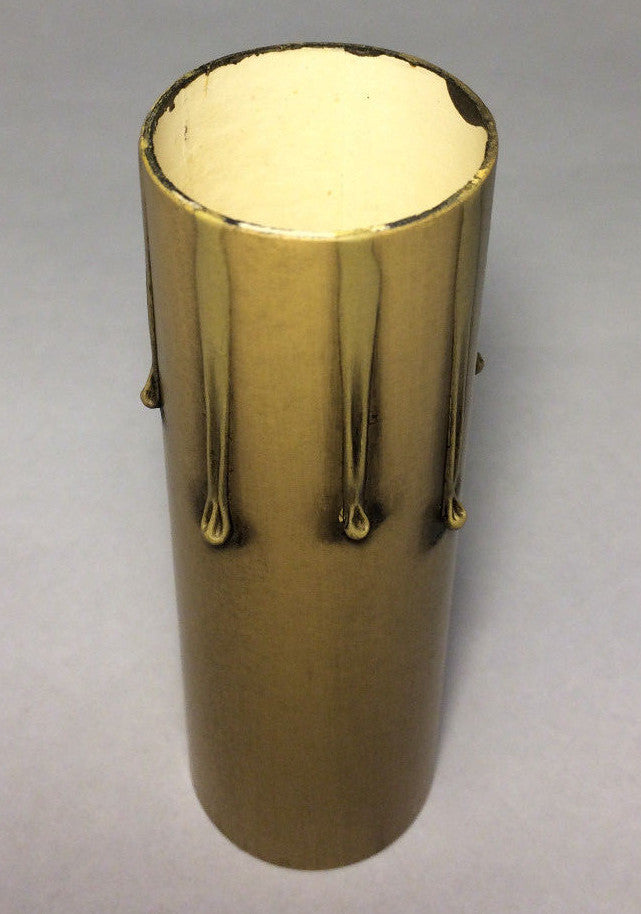 Antique Finish 4" Paper Board Candle Chandelier Lamp Socket Cover Standard 977A