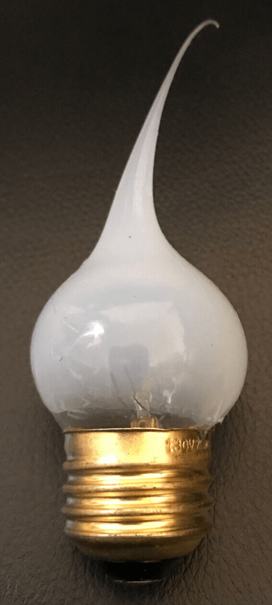 New 7 1/2 Watt Silicone Tipped Light Bulb, Standard Base, 4 1/2" Height #LB103 - Stone Door Lamps