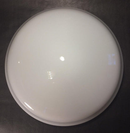 New 6" Lip Fitter Opal Schoolhouse Pendant Shade, 12" Diameter U.S.A. Made PS816 - Stone Door Lamps