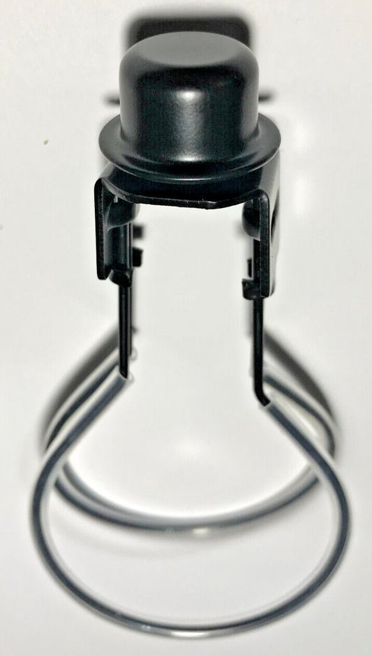 NEW Satin Black Washer to Light Bulb / Shade Clip On Adapter for Lampshades - Stone Door Lamps
