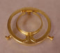 New Brass Plated Steel 2 1/4" Fitter, Clamp - on Type Lamp Shade Holder SHH87 - Stone Door Lamps